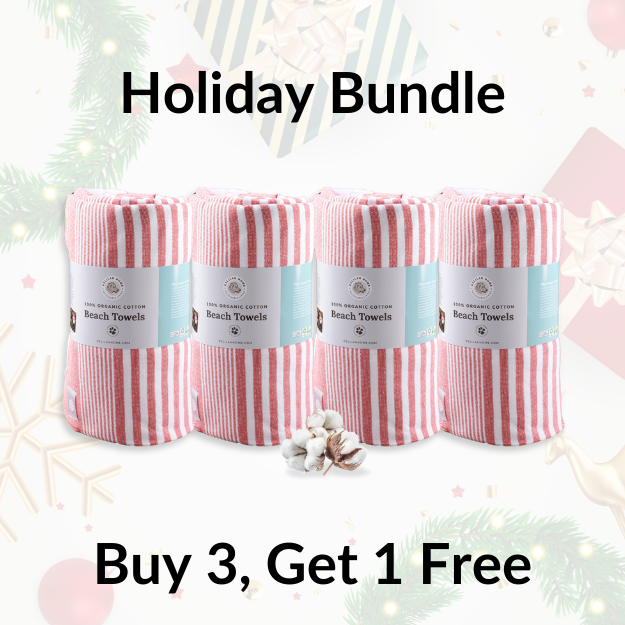 100% Organic Cotton Sunset Beach Towels - Quahog Bay Bedding