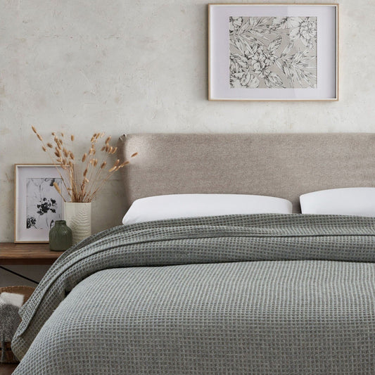 100% Merino Wool Waffle Weave Blanket - Quahog Bay Bedding