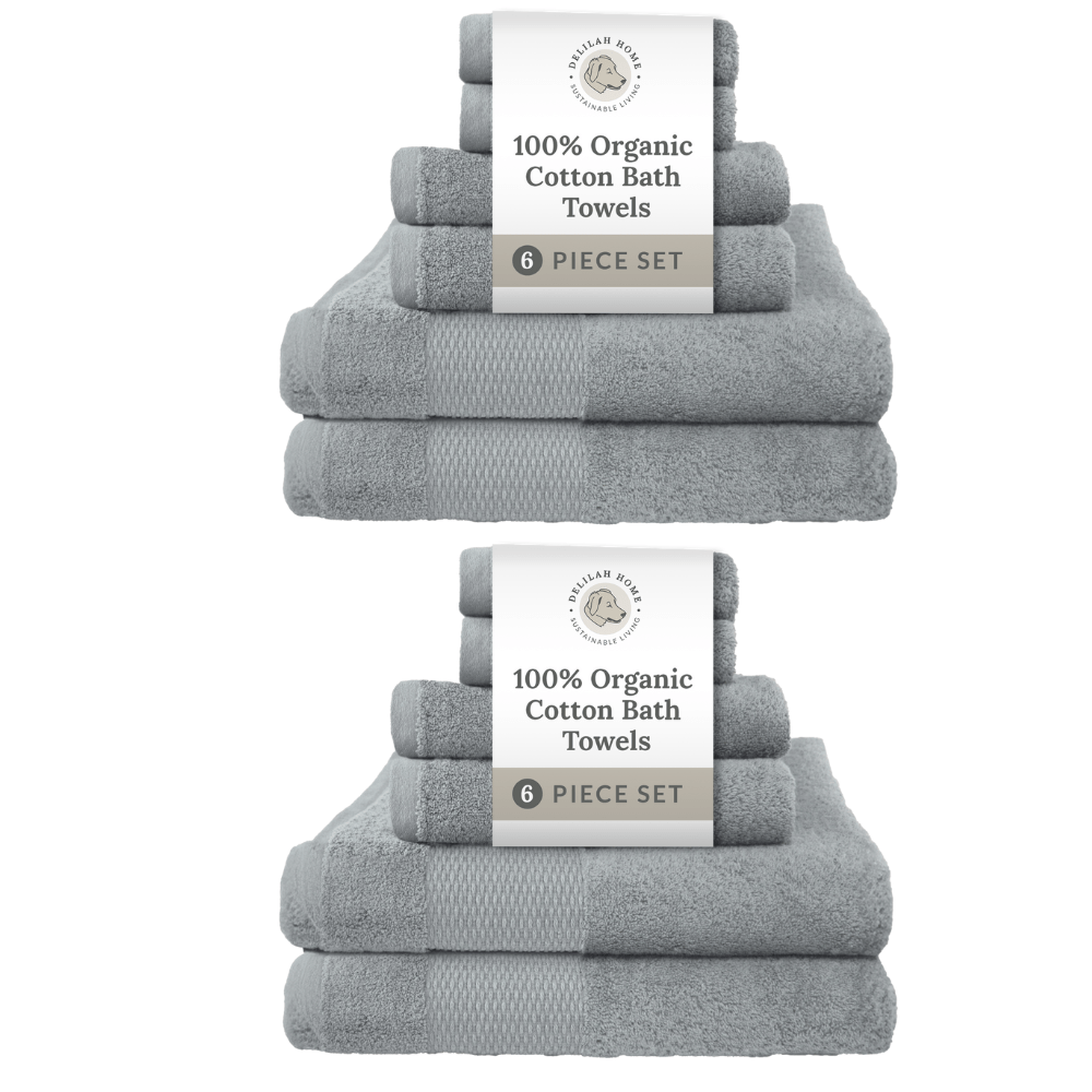 100% Organic Cotton Bath Towels Collection - Quahog Bay Bedding