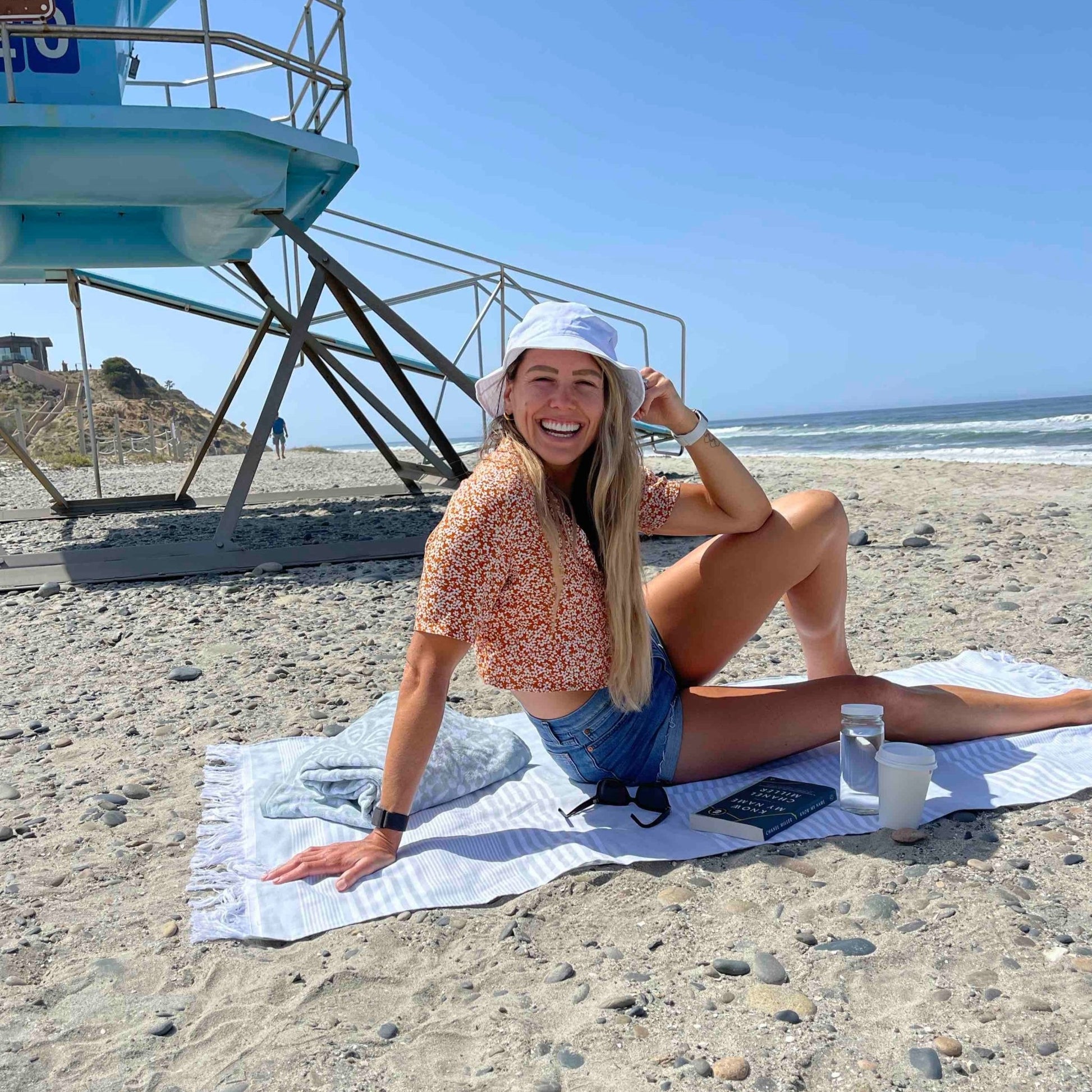 100% Organic Cotton Sunset Beach Towels - Quahog Bay Bedding
