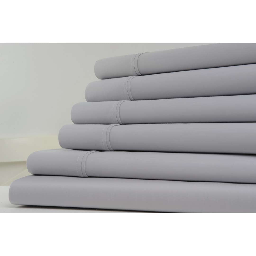 Kathy Ireland 1200 Thread Count 6 Piece Cotton Rich Sheet Set
