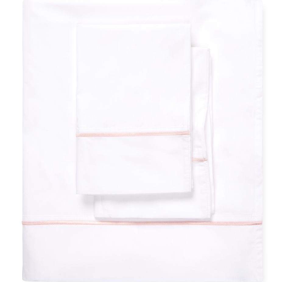 Single Stripe Embroidered 300TC 100% Cotton Percale Sheet Set