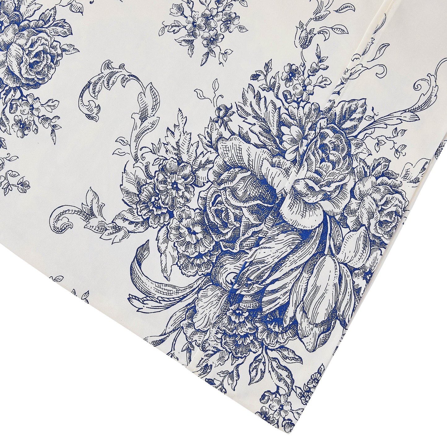 400TC Toile Vintage Inspired Floral Sheet Set - Floral Sheet Sets