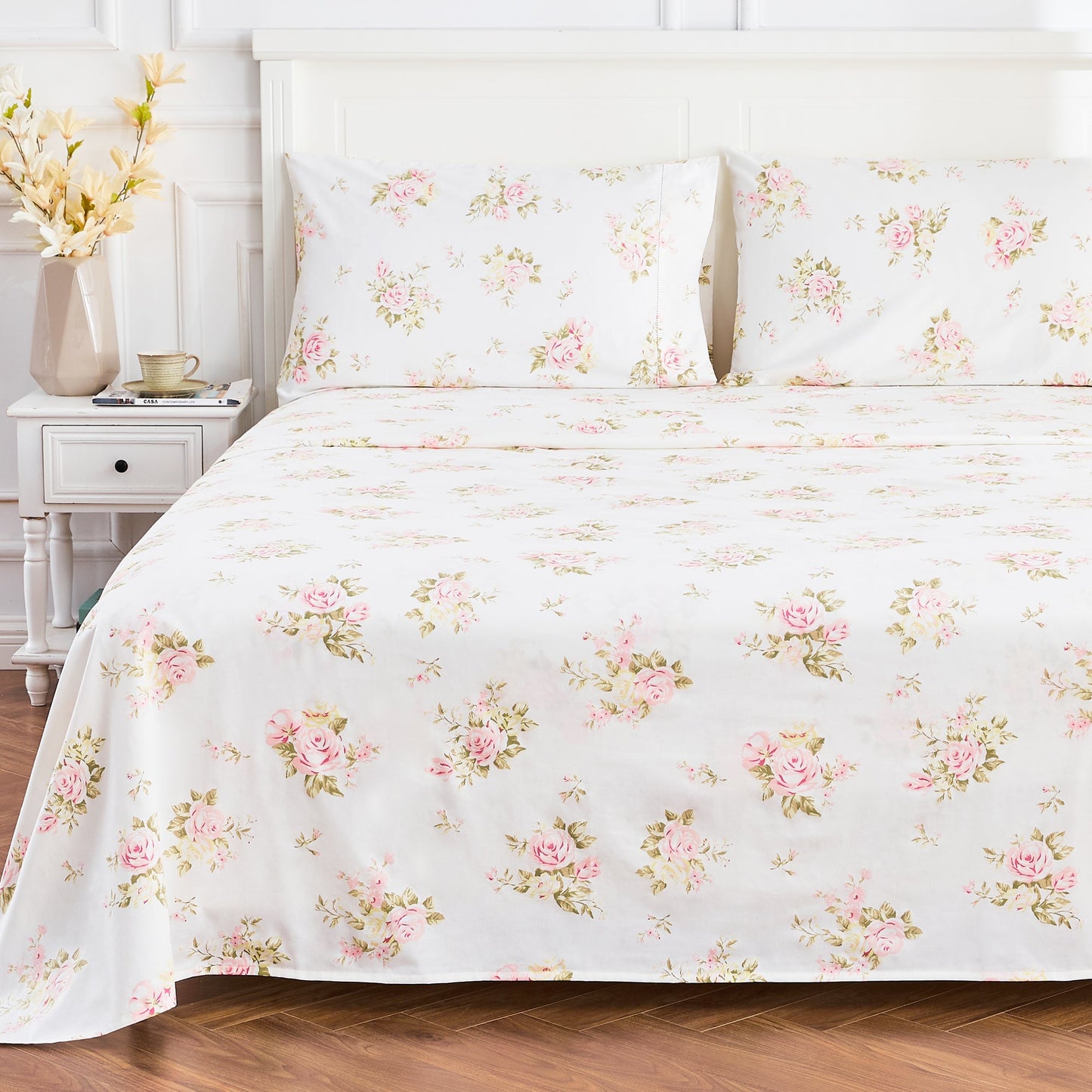 Rose Bouquet Sheet Set - Floral Sheet Sets