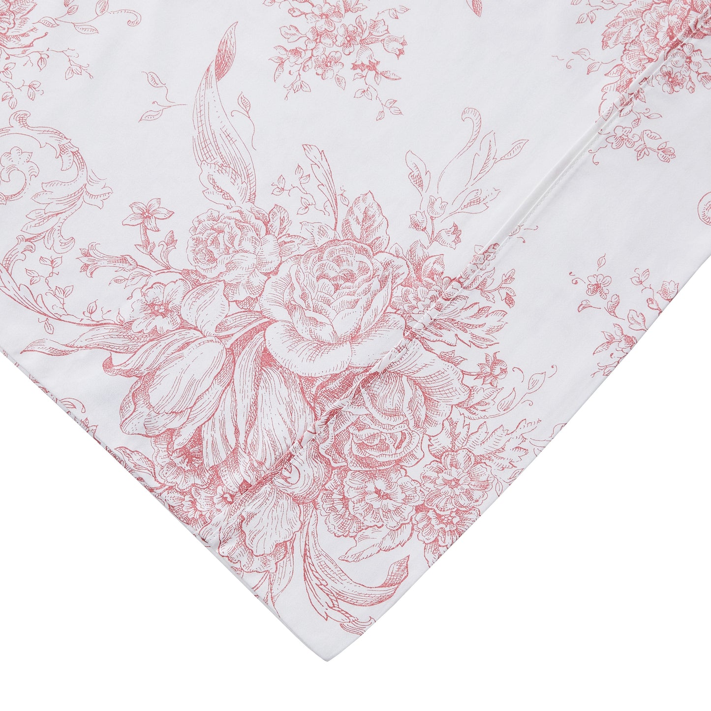 400TC Toile Vintage Inspired Floral Sheet Set - Floral Sheet Sets