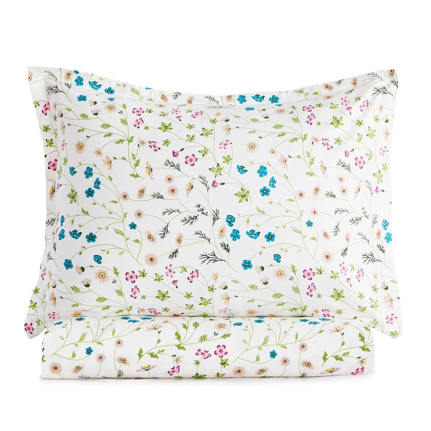 400TC 100% Cotton Wildflower Duvet Set - Floral Bedding