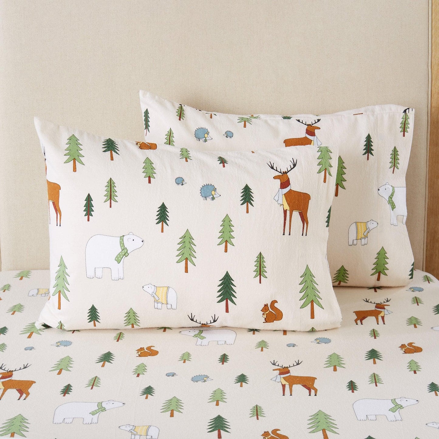 4-Piece Turkish Cotton Flannel Sheet - Fall & Christmas Sheets