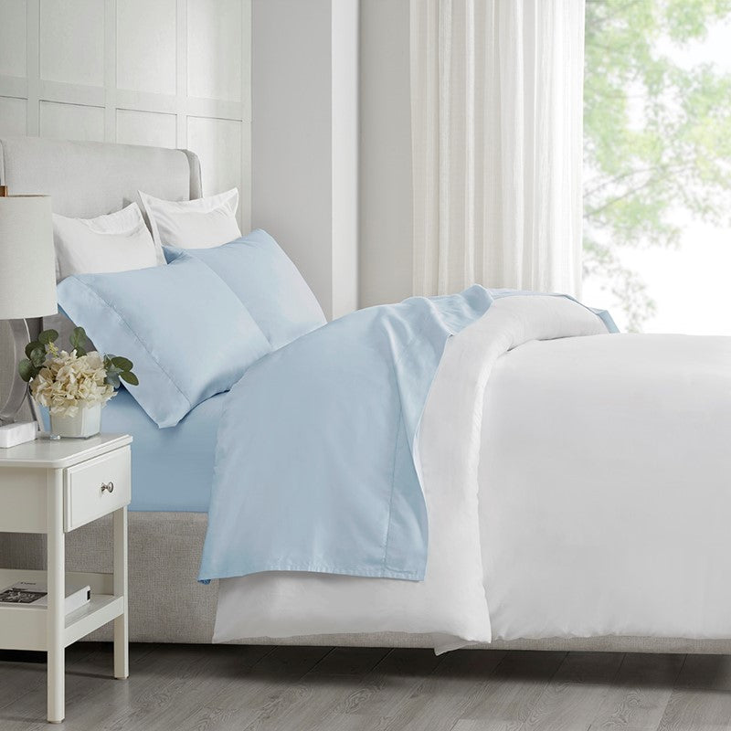 500TC Egyptian Cotton Deep Pocket Pastel Sheet Sets With Snug Grip Elastic - Quahog Bay Bedding
