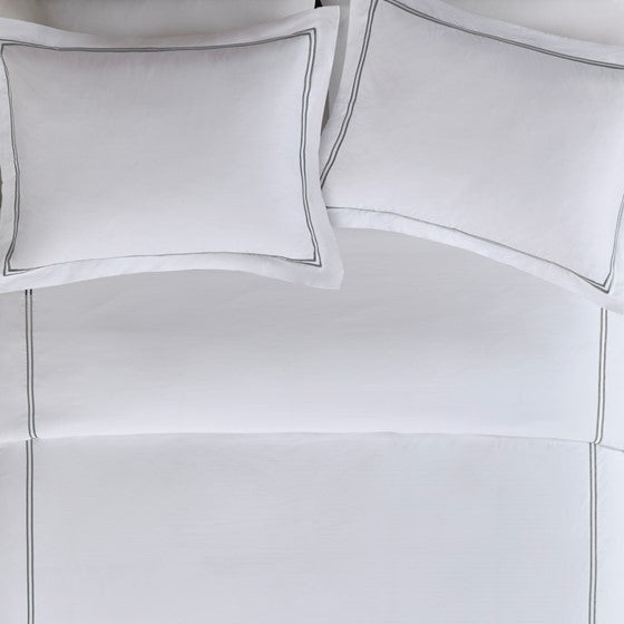 Luxury 500TC Cotton Embroidered Comforter Set 5 Piece Comforter Set - Quahog Bay Bedding