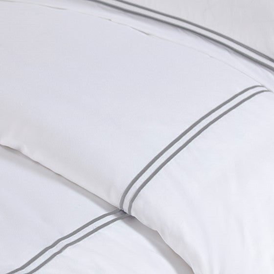 Luxury 500TC Cotton Embroidered Comforter Set 5 Piece Comforter Set - Quahog Bay Bedding