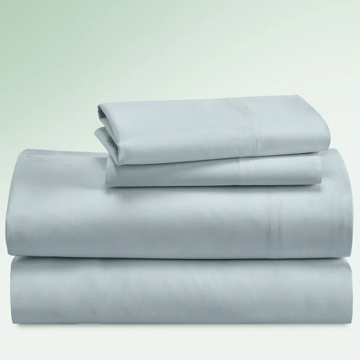 Sheet Sale! CLEARANCE - CinchFit 600TC 100% Cotton Cord Elastic Sheets- Queen Dark Blue Fitted Sheet