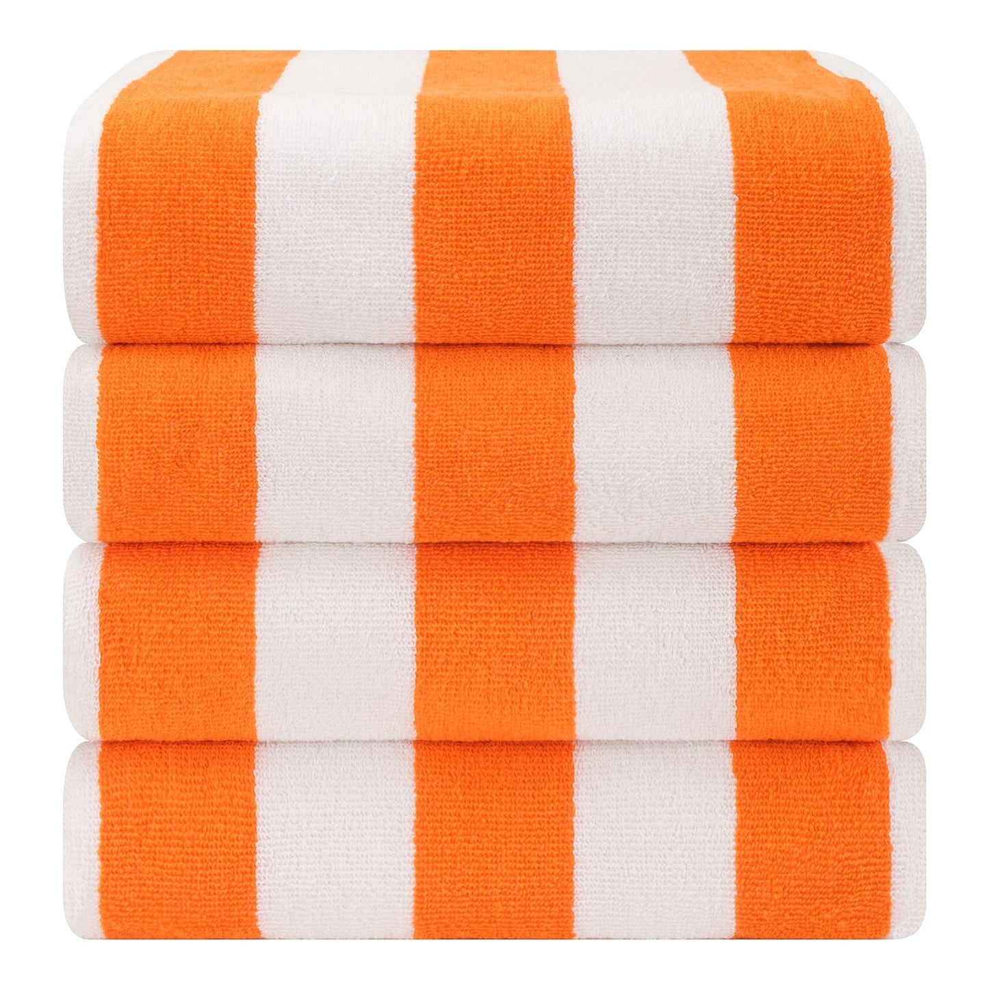 Cabana Striped Cotton Beach Towels 4 Pack
