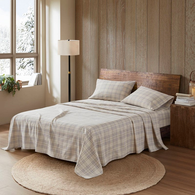 Woolrich 100% Cotton Printed Flannel Sheet Set - Andrews