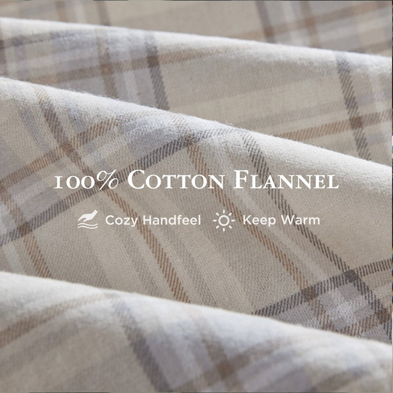 Woolrich 100% Cotton Printed Flannel Sheet Set - Andrews