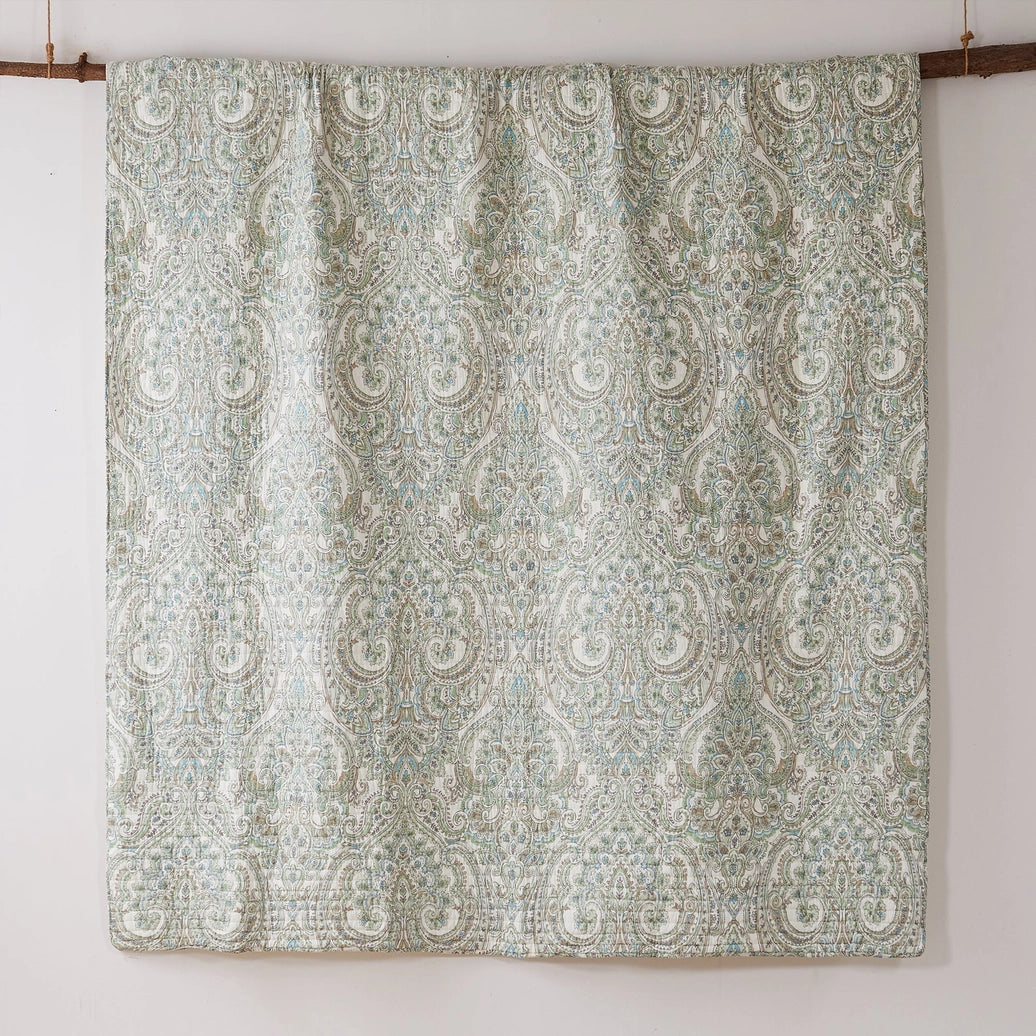 Assisi Mint Quilt Set - Quahog Bay Bedding