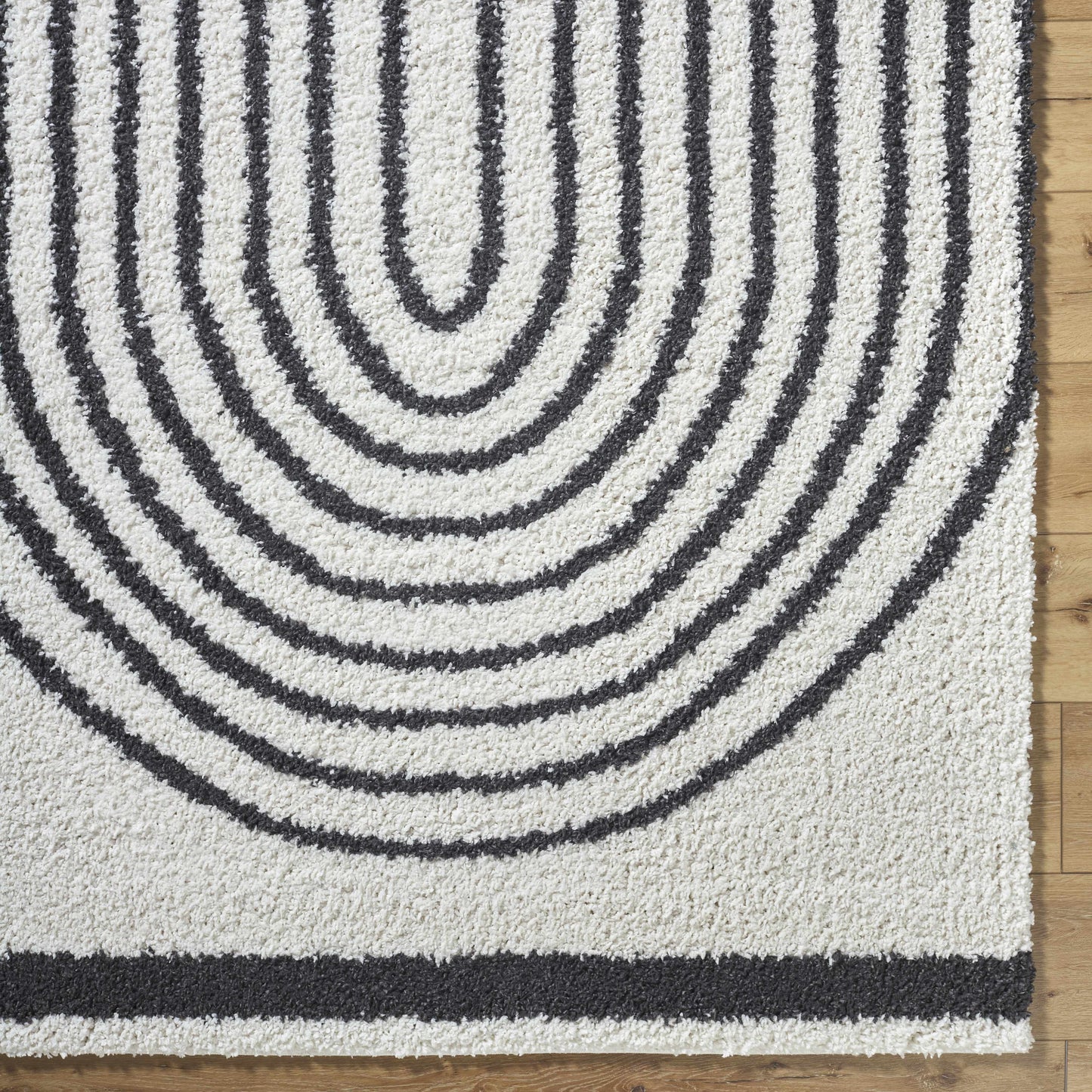 Bauer Plush Black Rainbow Rug - Clearance - Quahog Bay Bedding