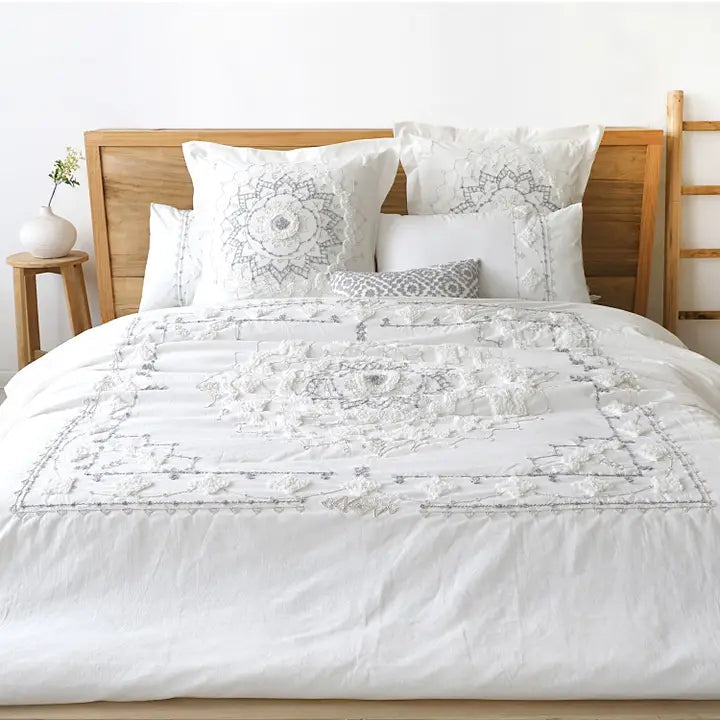 Betania Euro Sham - Medallion Pillow Sham - Quahog Bay Bedding