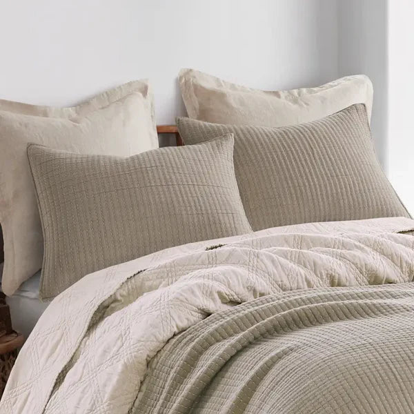 Caden Cotton Muslin Coverlet - Quahog Bay Bedding