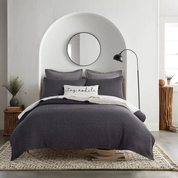 Caden Cotton Muslin Coverlet - Quahog Bay Bedding