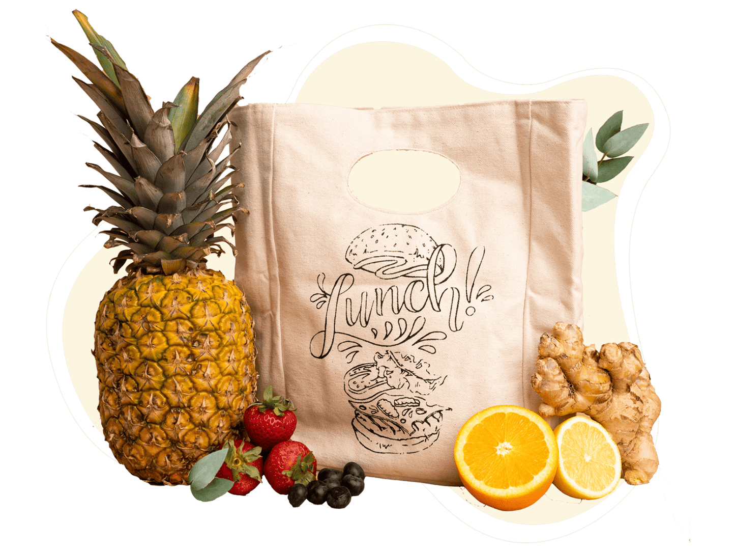 Canvas Lunch Bag - Quahog Bay Bedding