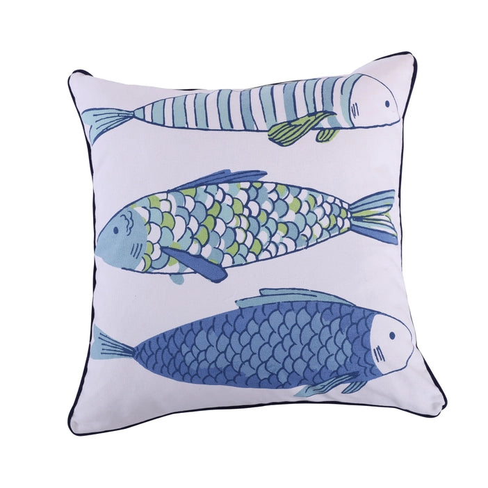 Catalina Fish Printed Pillow - Fish Themed Bedding