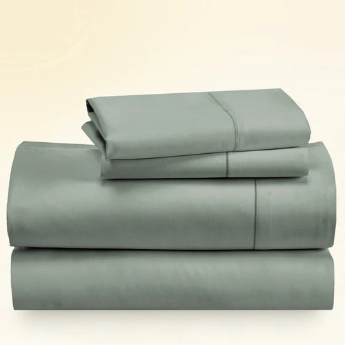 CinchFit Full Sheet Sets 400TC Cotton Solid Colors - Quahog Bay Bedding