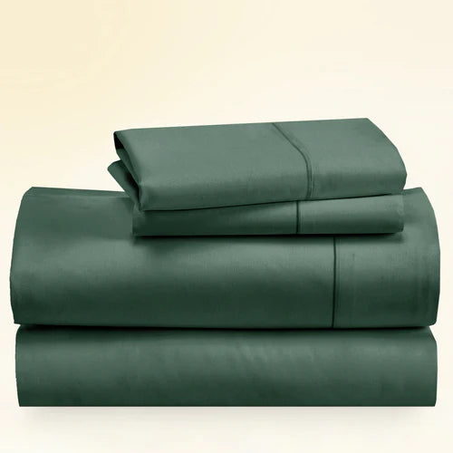 CinchFit Full Sheet Sets 400TC Cotton Solid Colors - Quahog Bay Bedding
