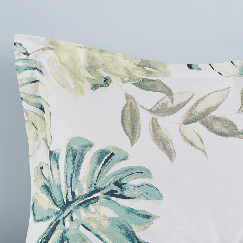 Lorelai Tropical Coastal 100% Cotton 6PC Comforter Set