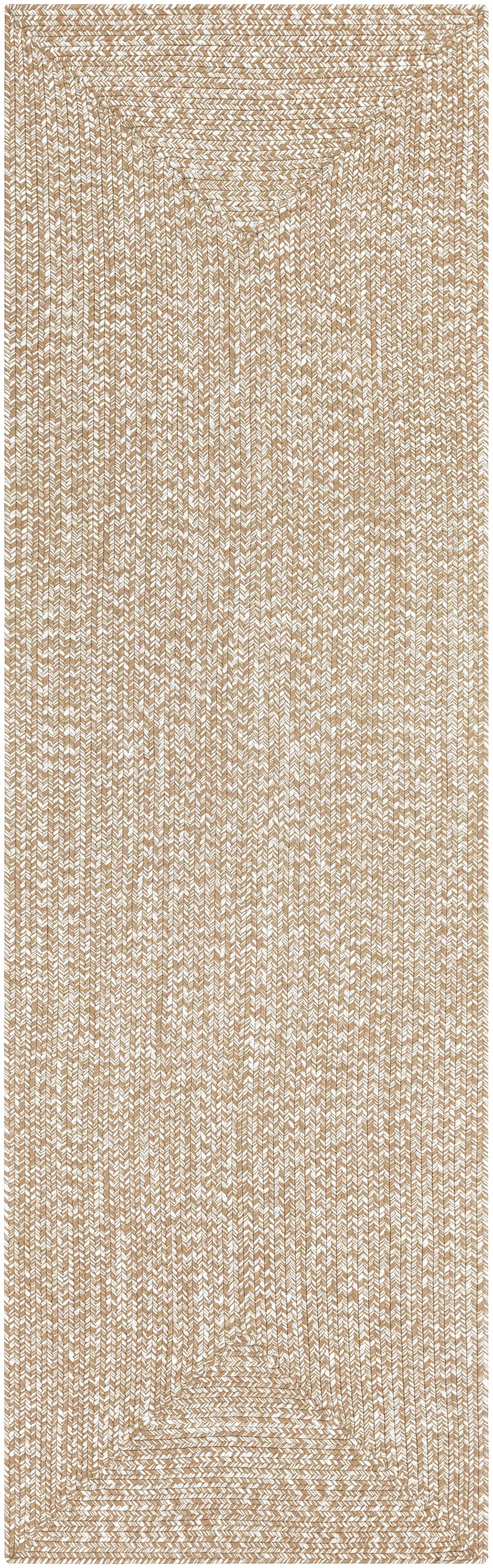 Cream Braided Faux Jute Rug - Quahog Bay Bedding