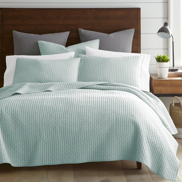 Cross Stitch 100% Cotton Quilt Set - Quahog Bay Bedding