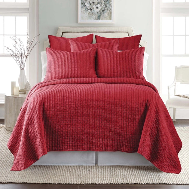 Cross Stitch 100% Cotton Quilt Set - Quahog Bay Bedding