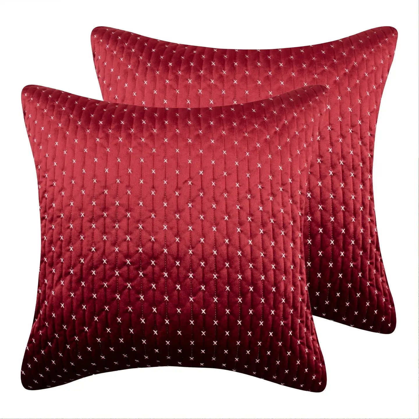 Cross Stitch Euro Sham Set of 2 - Quahog Bay Bedding