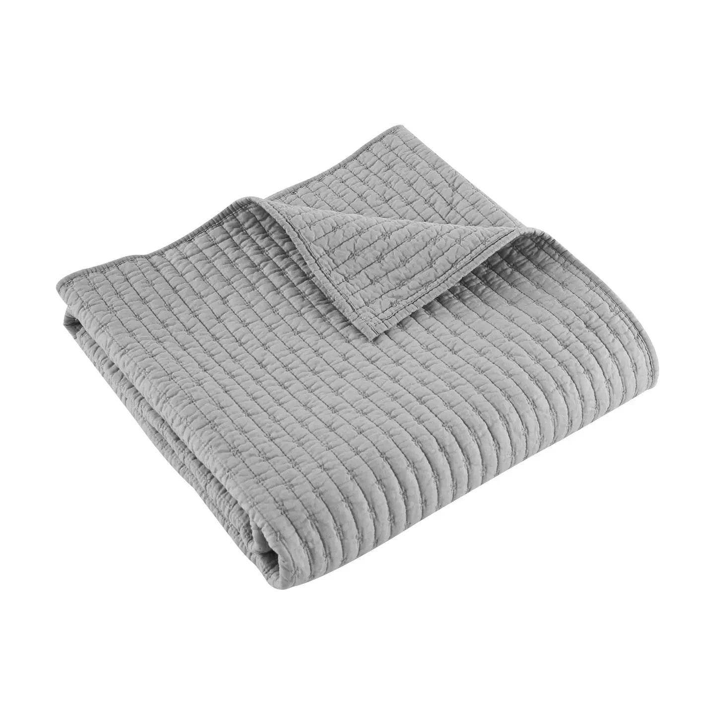Cross Stitch Quilted Throw - Quahog Bay Bedding
