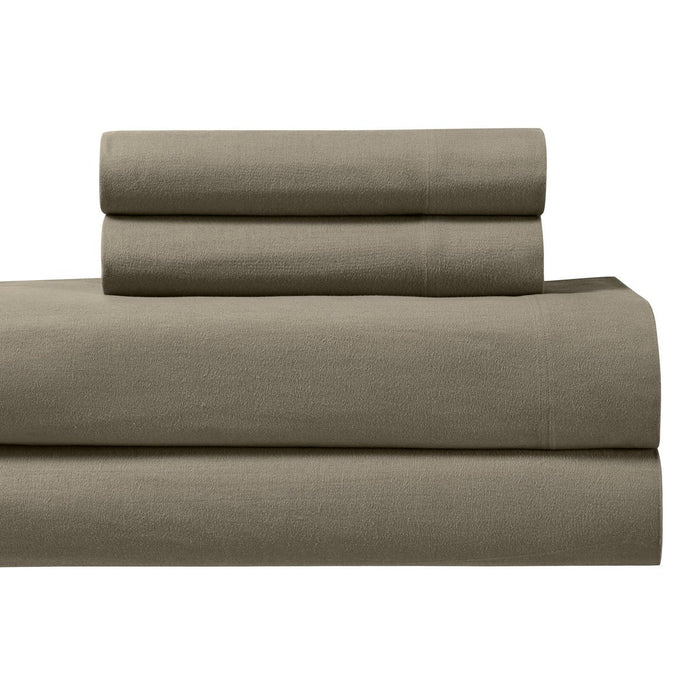 Egyptian Linens Flannel Heavyweight Split King Adjustable Bed Sheets - Quahog Bay Bedding