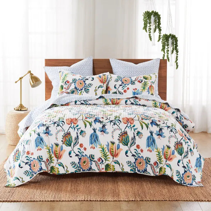 Eleni Euro Sham Set of 2 - Coastal Pillow Shams - Quahog Bay Bedding