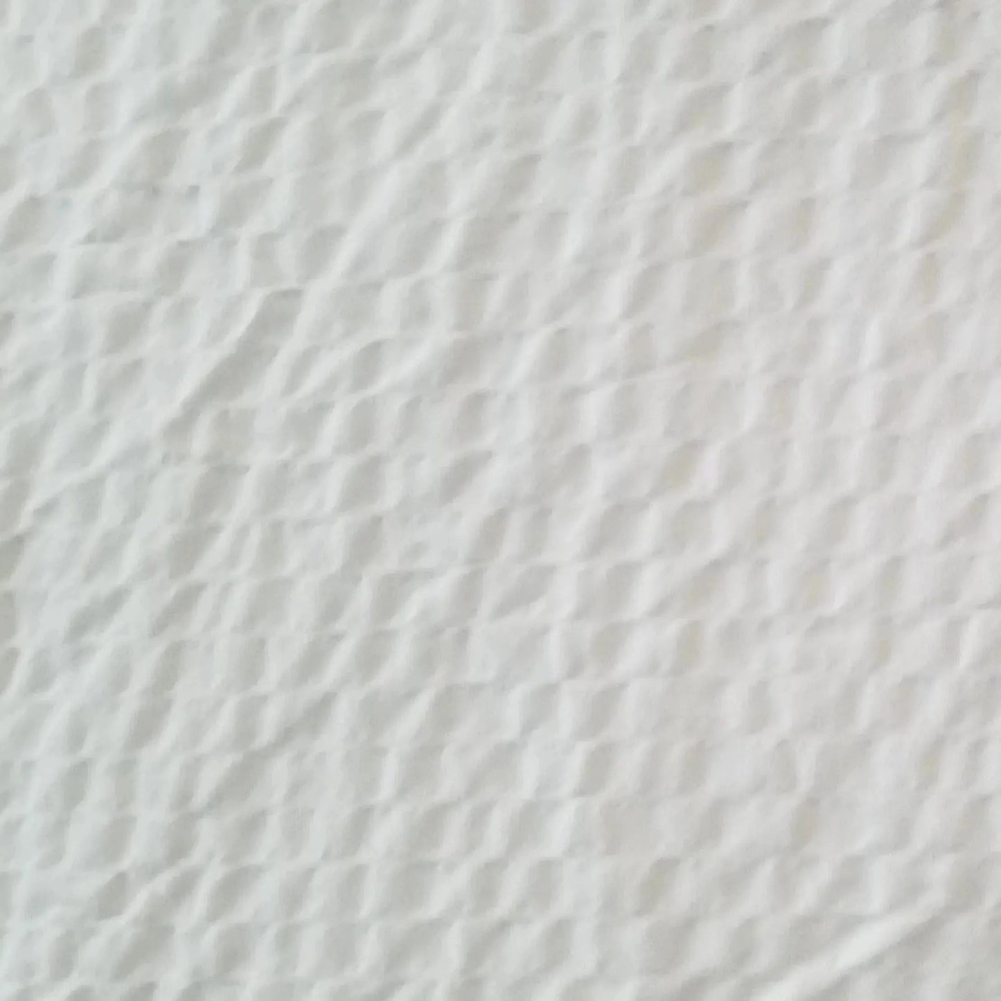Jacquard Crinkle Weave 100% Polyester White Top Sheet 2 PK - Rifz Textiles Inc