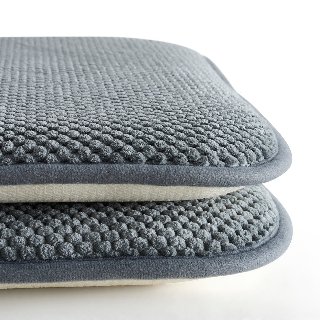 Dan River 2-4 Pack Memory Foam Non-Slip 16x16'' Chair Cushion Pad