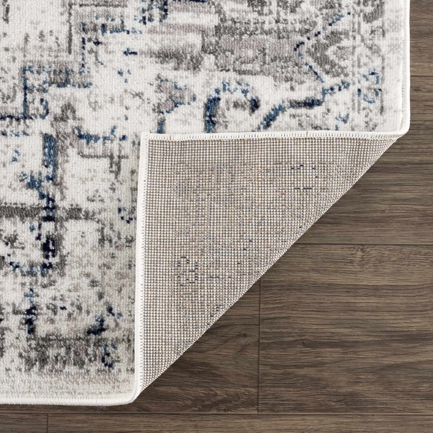 Hauteloom Buenaventura Cream & Navy Area Rug - Quahog Bay Bedding