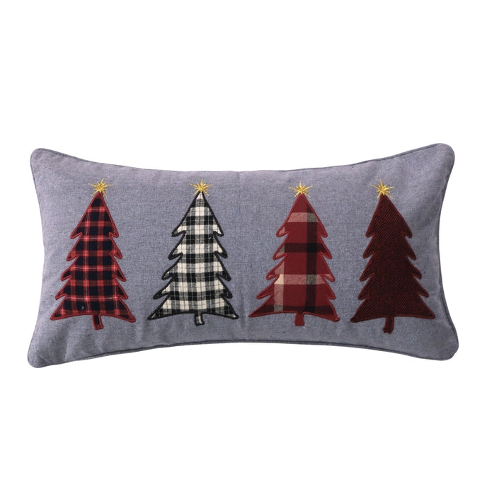 Rudolph Christmas Trees Pillow- Christmas Themed Pillows