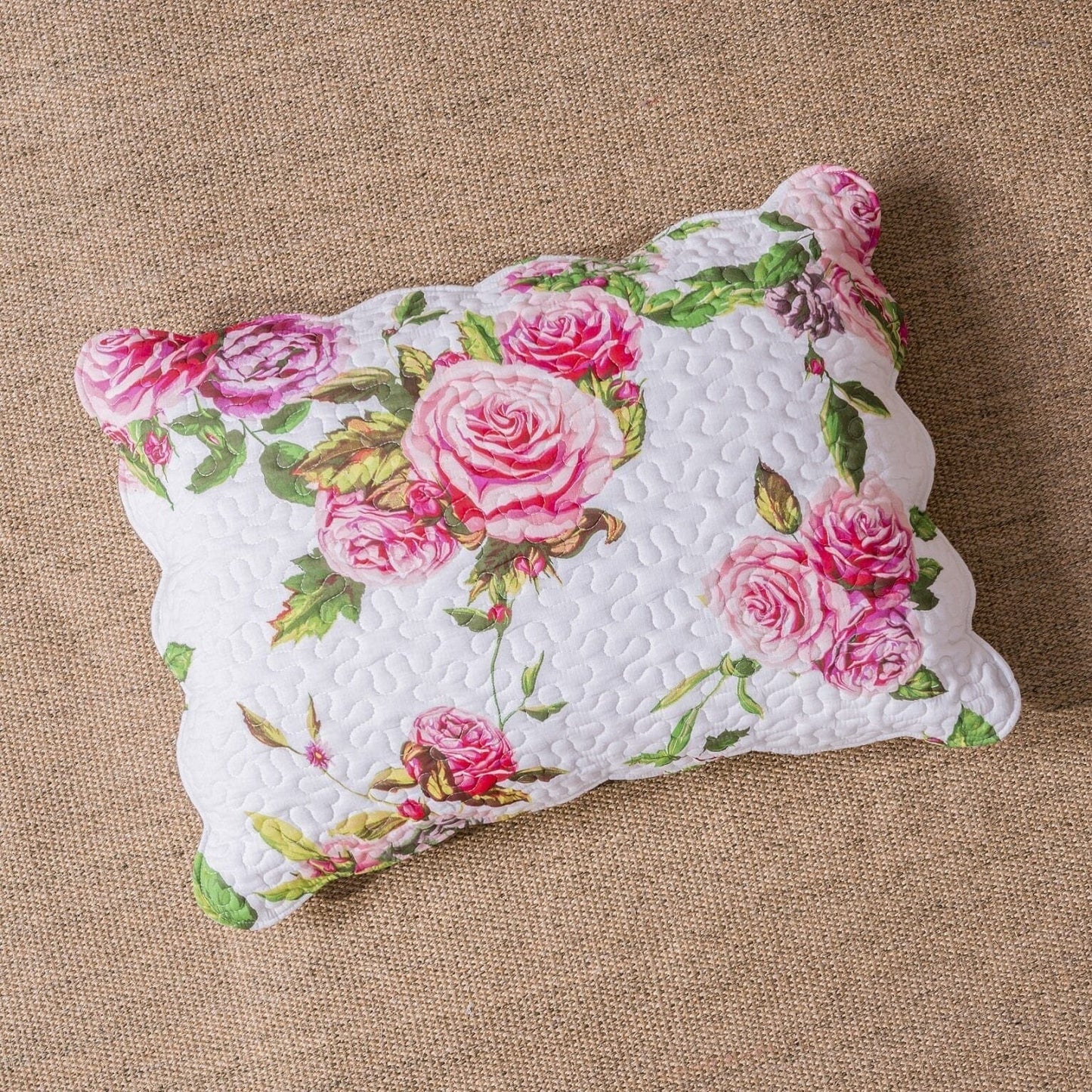 DaDa Bedding Bed in a Bag Bundle Set - Romantic Roses Lovely Blooming Floral Bedding Set (JHW-879) - DaDa Bedding Collection