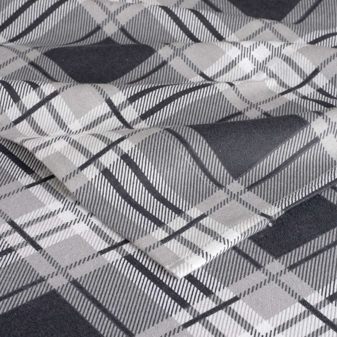 Kathy Ireland 100% Turkish Cotton Flannel Sheet Set - Quahog Bay Bedding