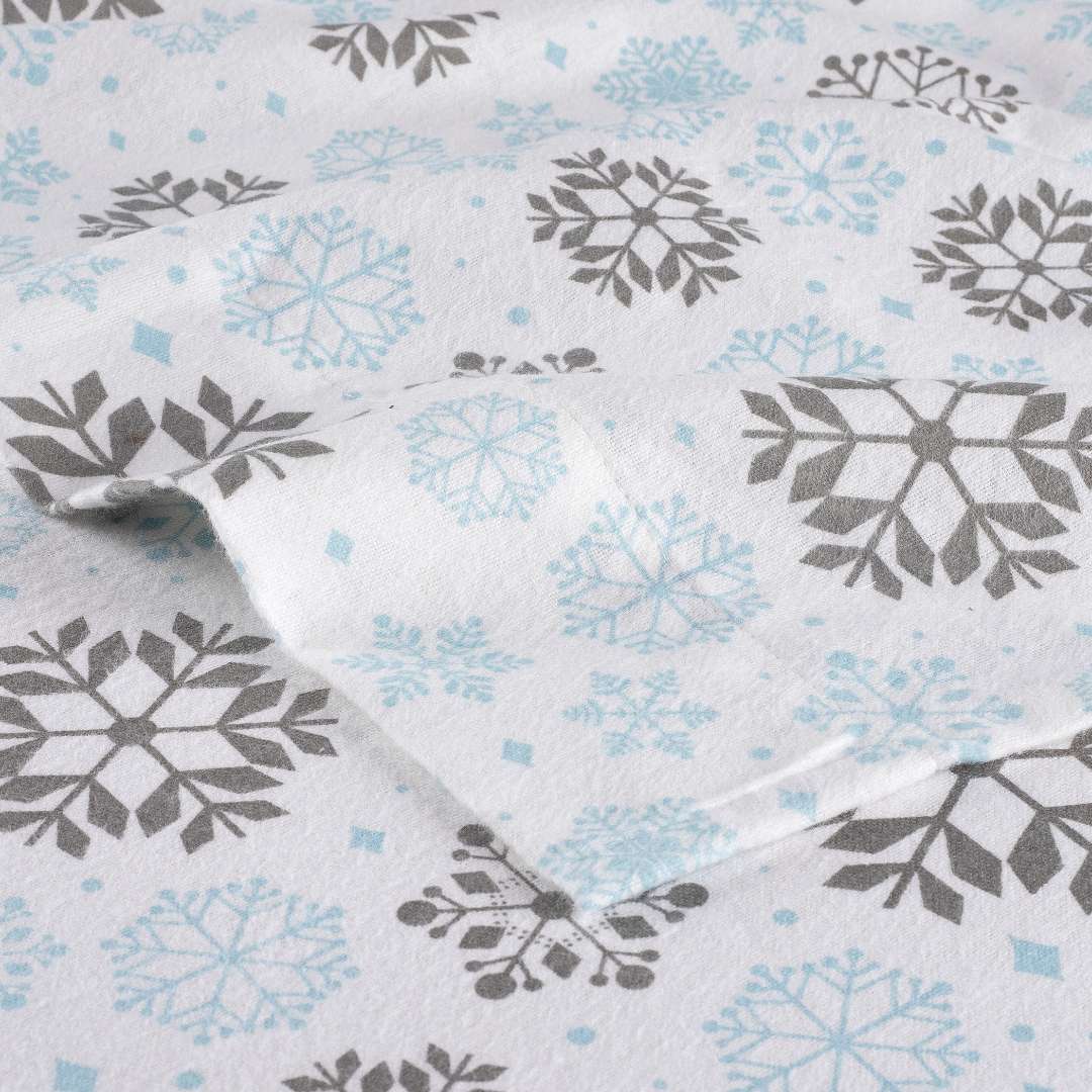 Kathy Ireland 100% Turkish Cotton Flannel Sheet Set - Quahog Bay Bedding