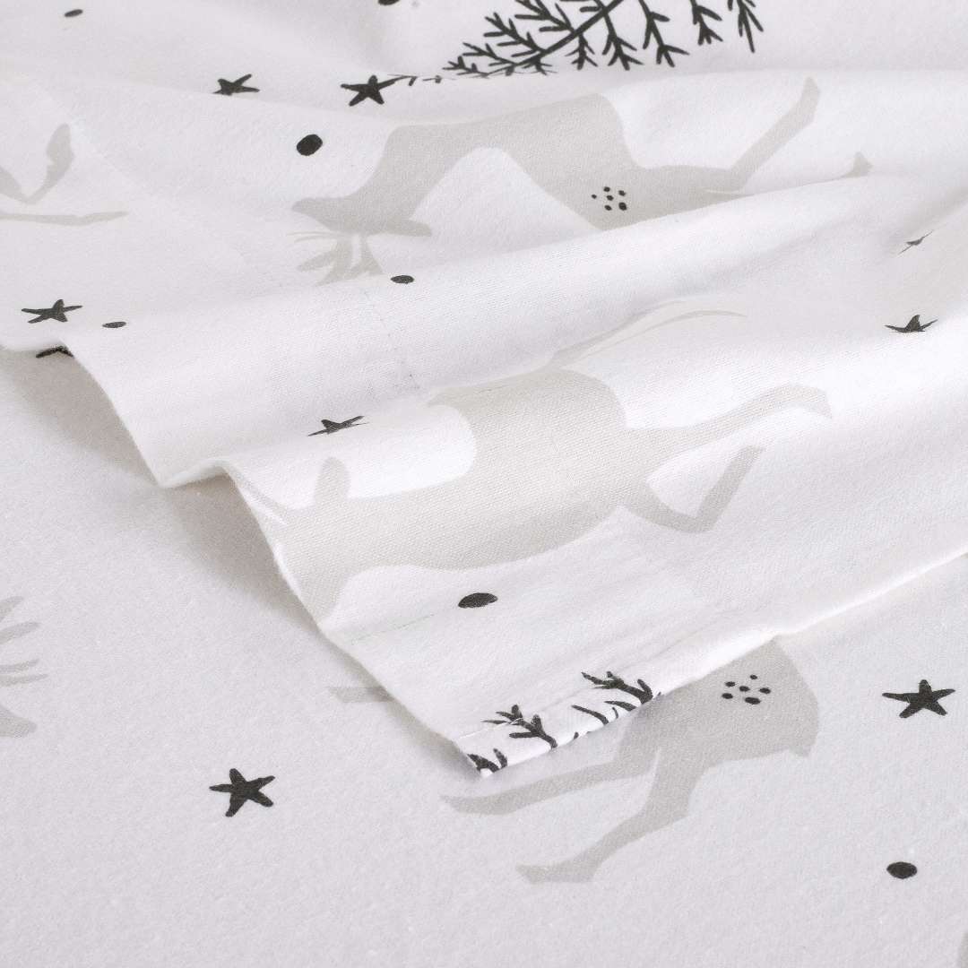 Kathy Ireland 100% Turkish Cotton Flannel Sheet Set - Quahog Bay Bedding