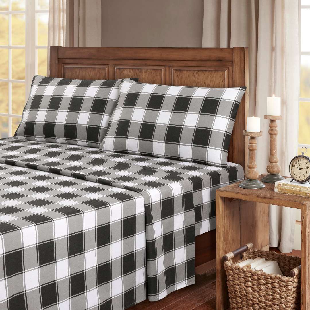 Kathy Ireland 100% Turkish Cotton Flannel Sheet Set - Quahog Bay Bedding