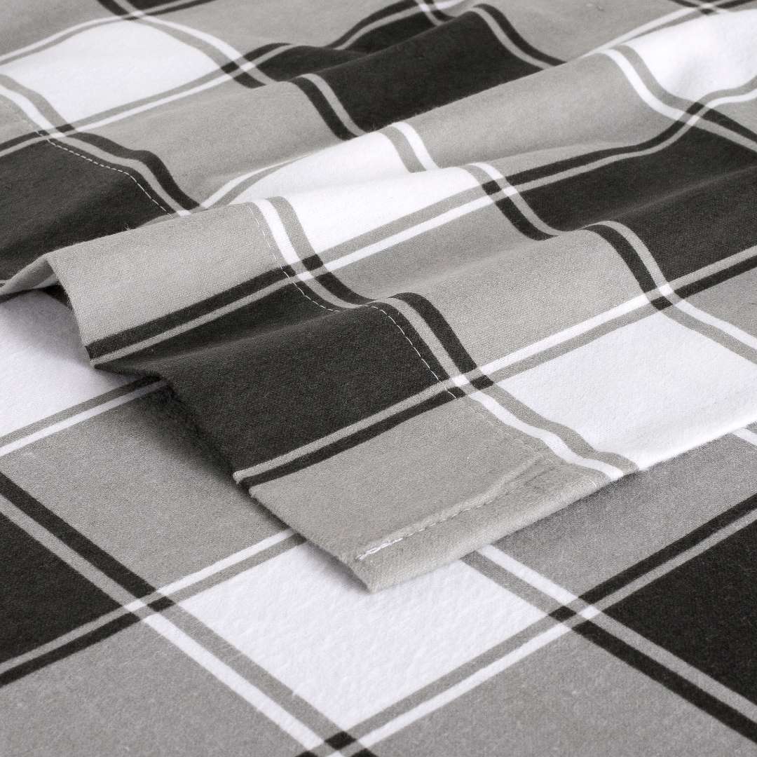 Kathy Ireland 100% Turkish Cotton Flannel Sheet Set - Quahog Bay Bedding
