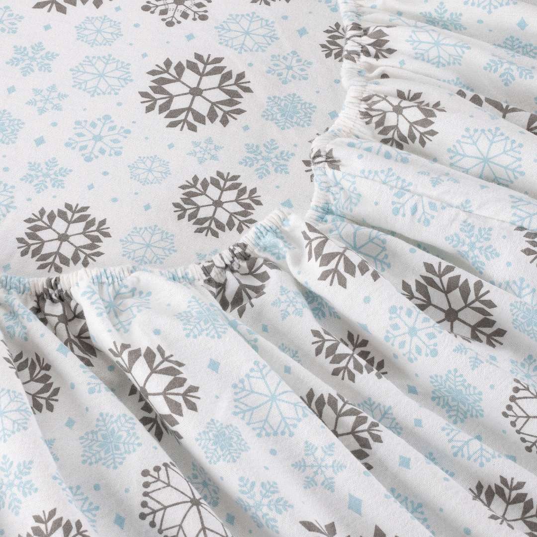 Kathy Ireland 100% Turkish Cotton Flannel Sheet Set - Quahog Bay Bedding