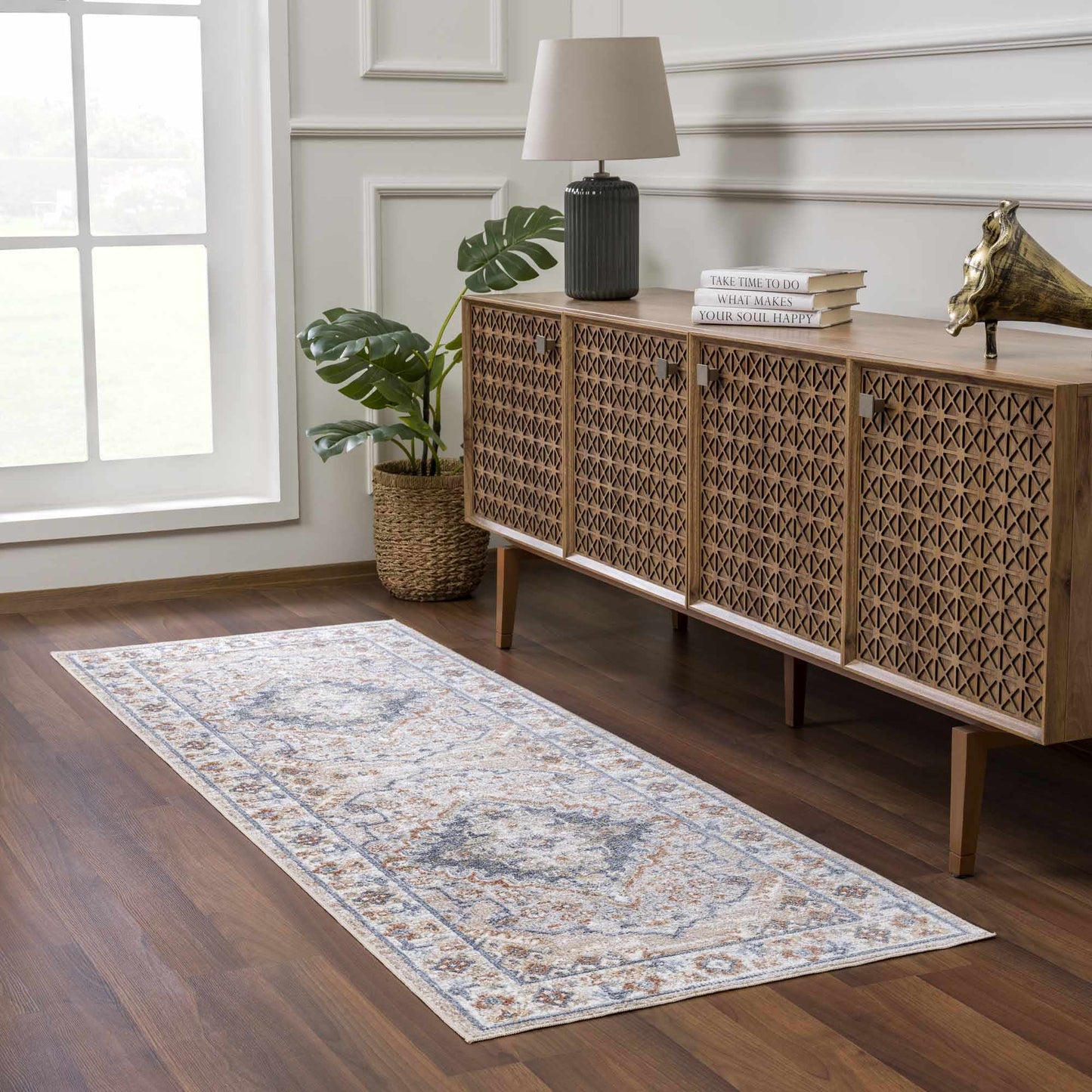 Erez Flat Pile Washable Rug - Promo