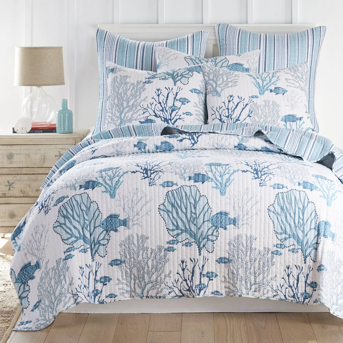 Lacey Sea Quilt Set - Fish Themed Quilts