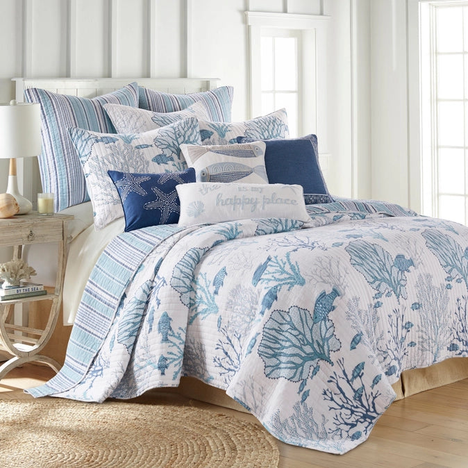 Lacey Sea Quilt Set - Fish Themed Quilts