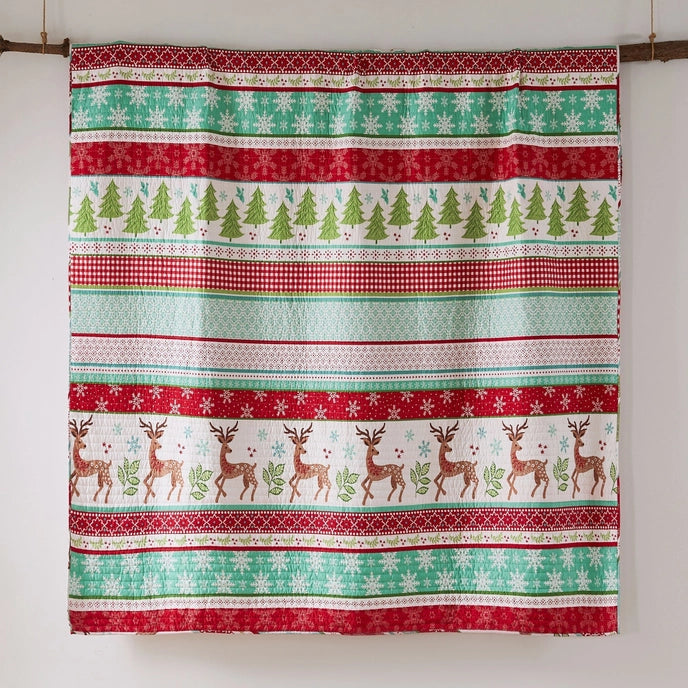 Let It Snow Quilt Set - Christmas Themed Bedding